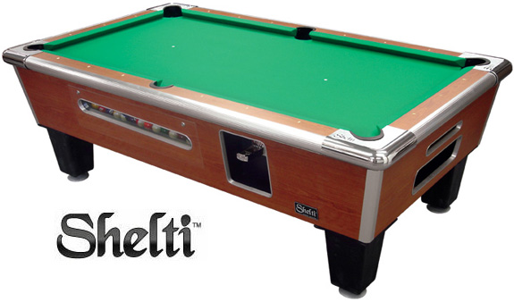 Shelti Gold Standard Bayside Model Coin Operated Pool Table
